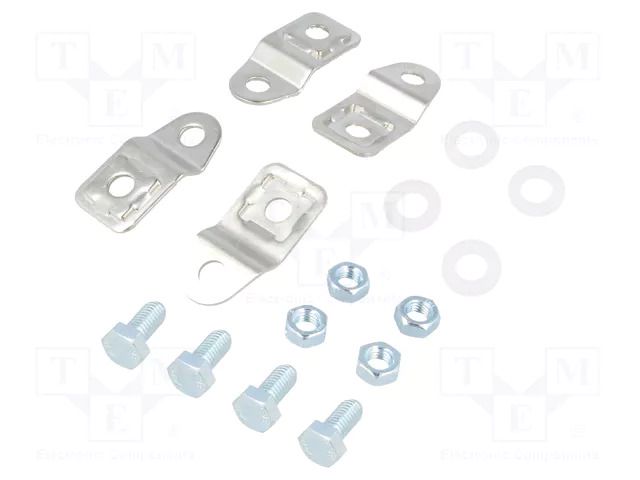 Wall mounting element; brass; for enclosures; Plating: nickel RITTAL RITTAL-1580000