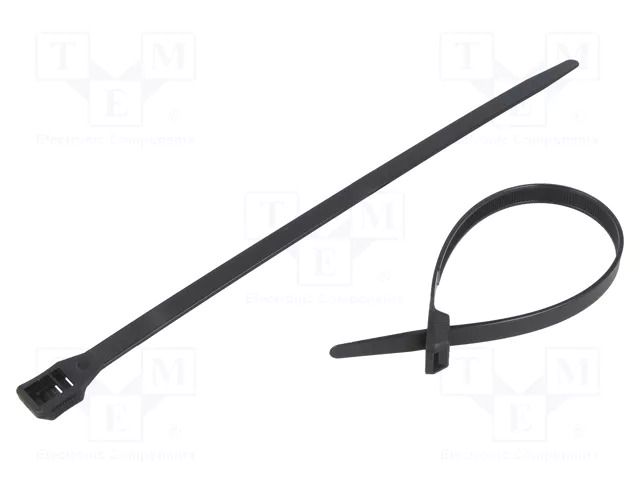 Cable tie; L: 257mm; W: 8.9mm; black; polyamide; 552N; Ømax: 65mm PANDUIT IT965-C0