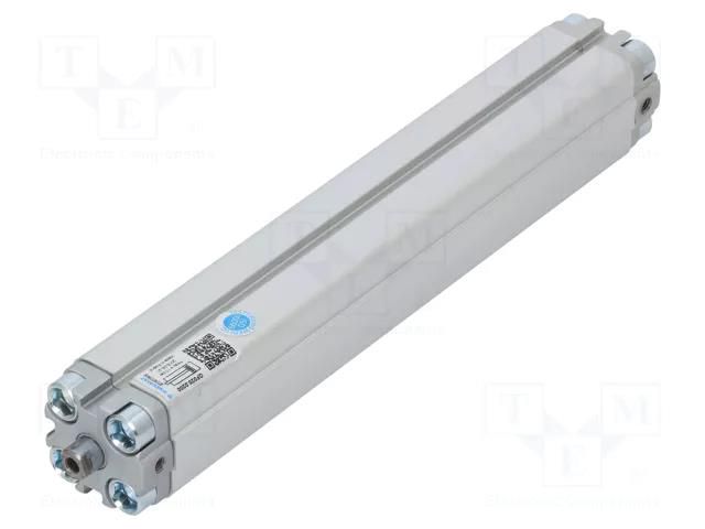 Compact cylinder; Piston diam: 50mm; Piston stroke: 20mm; 1÷10bar PNEUMAT QF050.0020