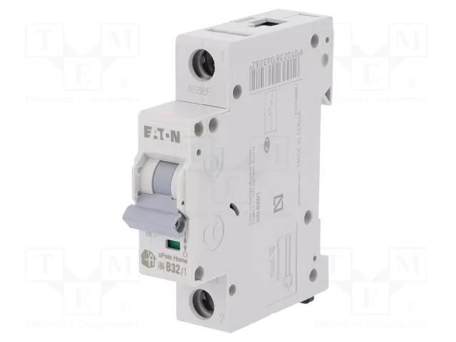 Circuit breaker; 230/400VAC; Inom: 32A; Poles: 1; Charact: B; 6kA EATON ELECTRIC HN-B32/1
