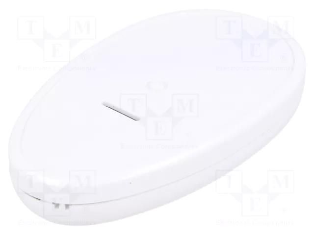 Enclosure: for remote controller; X: 66mm; Y: 110mm; Z: 21mm; ABS MASZCZYK KM-130BK/WH