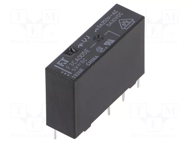 Relay: electromagnetic; SPDT; Ucoil: 5VDC; 5A; 5A/250VAC; 5A/30VDC FCL Components FTR-F3CA005E