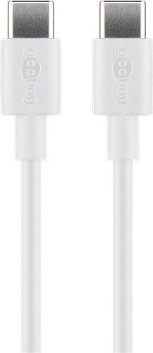 USB-C™ Charging and Sync Cable, 1 m, white - for devices with a USB-C™ connection, white 66317