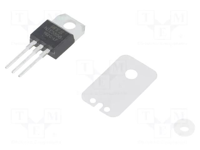 Thyristor; 800V; Ifmax: 25A; 16A; Igt: 30mA; TO220; THT; Ifsm: 300A NTE Electronics NTE5558