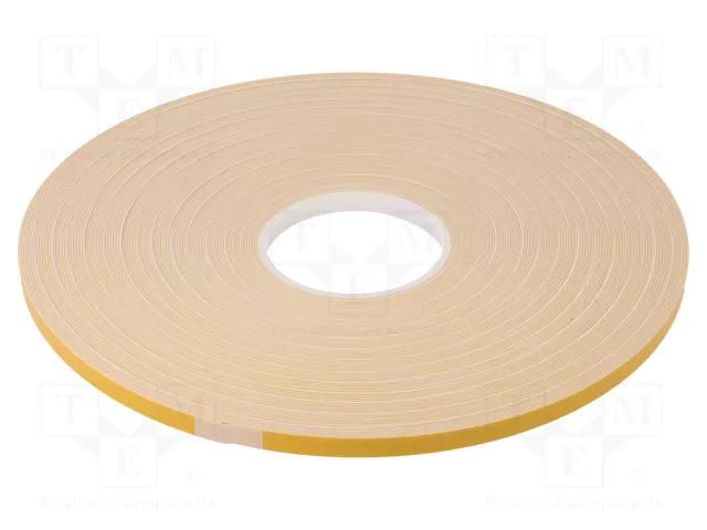 Tape: fixing; W: 9mm; L: 50m; Thk: 1.15mm; double-sided; acrylic; 200% TESA TESA-4952-9-50M