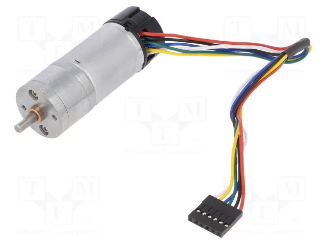 Motor: DC; with encoder,with gearbox; HP; 12VDC; 5.6A; 210rpm POLOLU POLOLU-4845