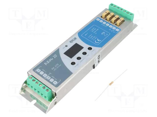 Programmable LED controller; for LED RGBW tapes; 7÷24VDC; Ch: 4 PXM PX370
