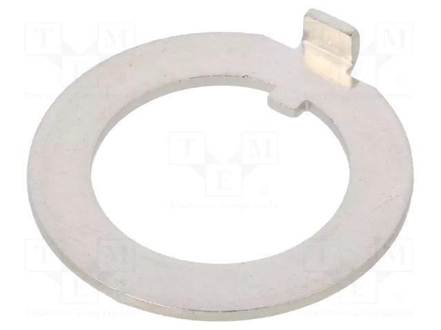 Washer; Øint: 12.2mm; Plating: nickel; Øout: 18.2mm APEM U121