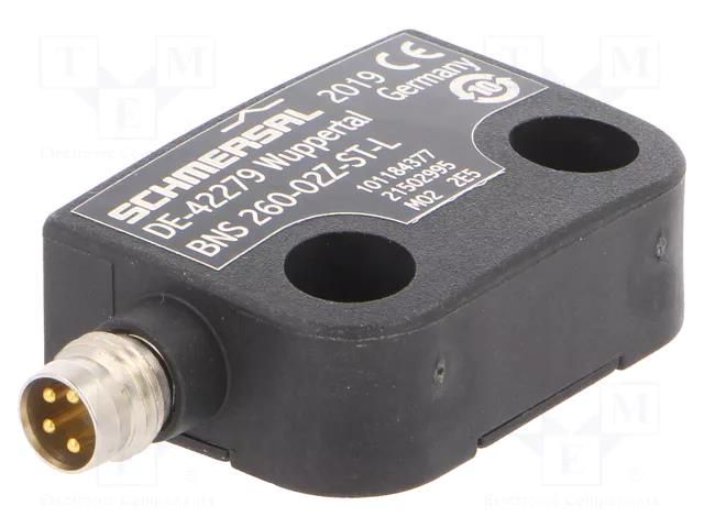 Safety switch: magnetic; BNS 260; NC x2; IP67; Electr.connect: M8 SCHMERSAL 101184377