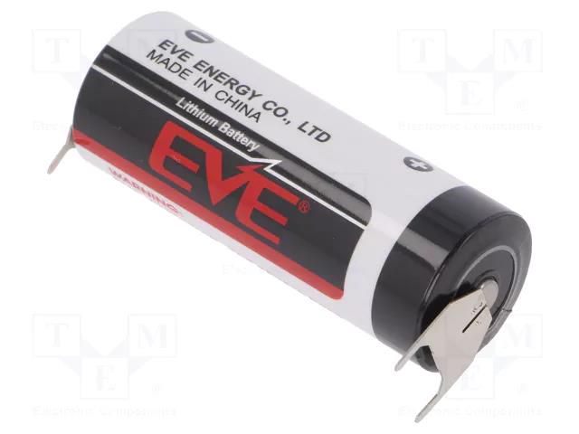 Battery: lithium; 18505; 3.6V; 3800mAh; non-rechargeable EVE BATTERY EVE-ER18505/3PF