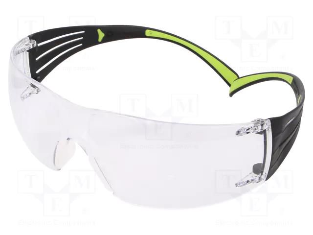 Safety spectacles; Lens: transparent; Classes: 1; 19g 3M 3M-SF401-AS/AF