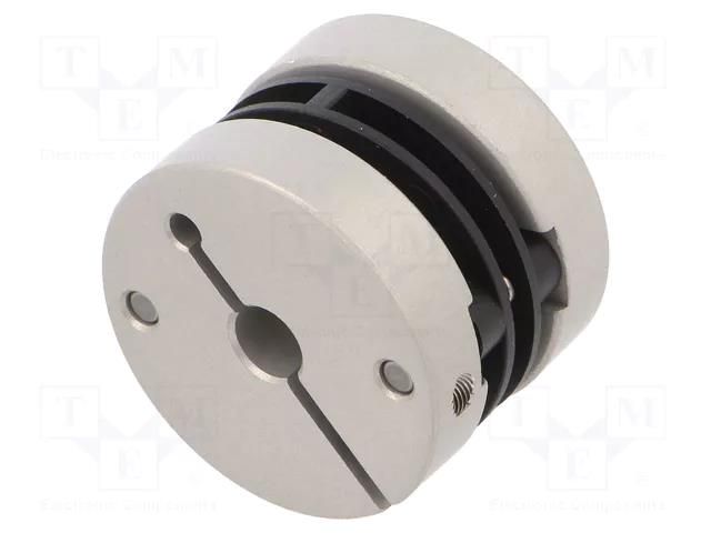 Coupling; Ø1: 10mm; Ø2: 6mm; aluminium,polyamide; -10÷80°C KÜBLER 8.0000.1401.1006