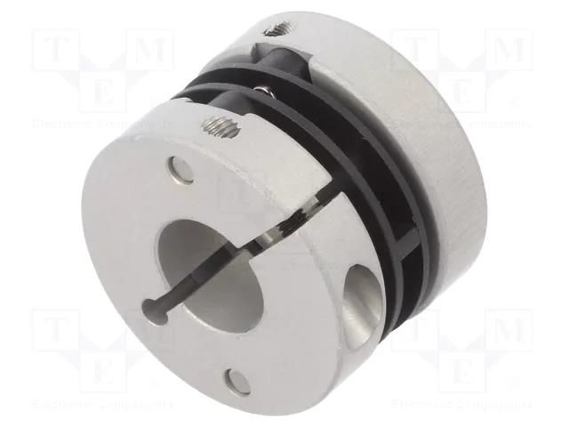 Coupling; Ø1: 12mm; Ø2: 12mm; aluminium,polyamide; -10÷80°C KÜBLER 8.0000.1401.1212