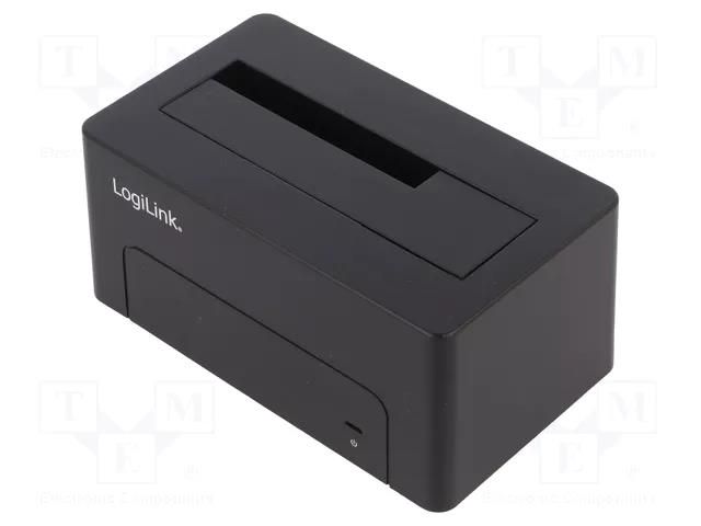 Docking station; PnP and hot-plug,LED status indicator; black LOGILINK QP0027