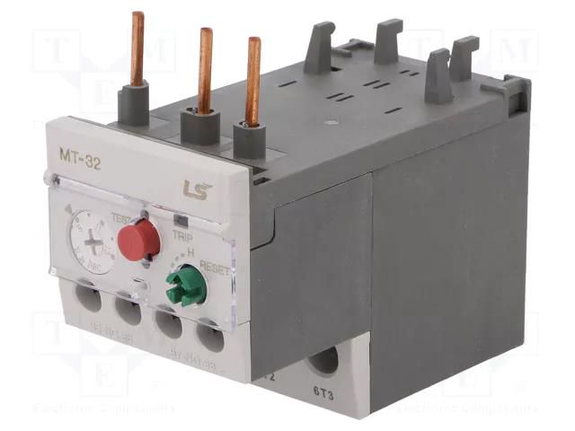 Thermal relay; Series: METASOL; Auxiliary contacts: NO + NC; IP20 LS ELECTRIC MT-32-9-13A