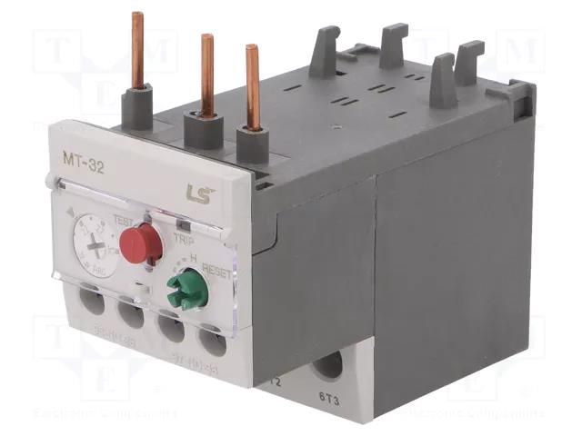 Thermal relay; Series: METASOL; Auxiliary contacts: NO + NC; IP20 LS ELECTRIC MT-32-22-32A