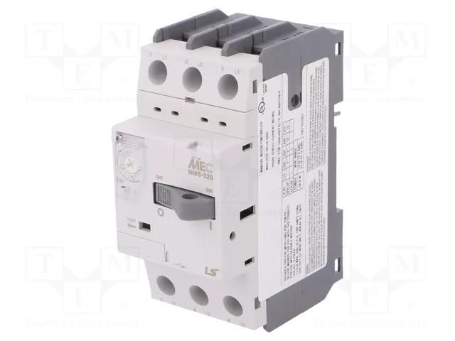 Motor breaker; 7.5kW; 220÷690VAC; for DIN rail mounting; IP20 LS ELECTRIC MMS-32S-17A