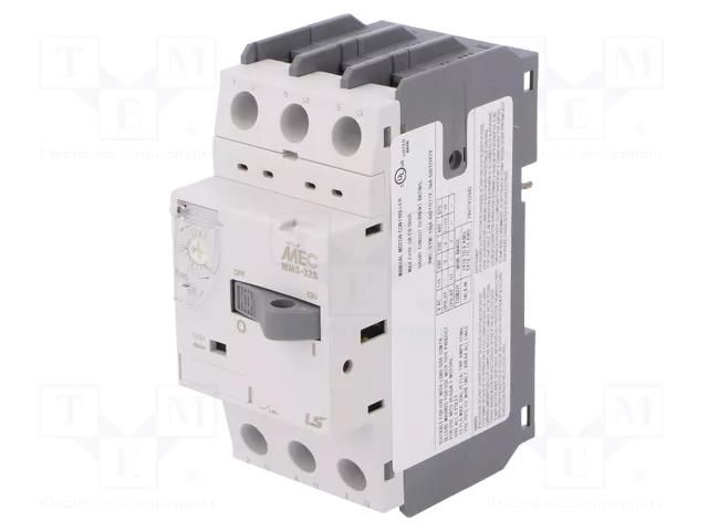 Motor breaker; 5.5kW; 220÷690VAC; for DIN rail mounting; IP20 LS ELECTRIC MMS-32S-13A