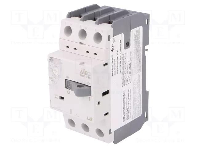Motor breaker; 0.02kW; 220÷690VAC; for DIN rail mounting; IP20 LS ELECTRIC MMS-32S-0.16A