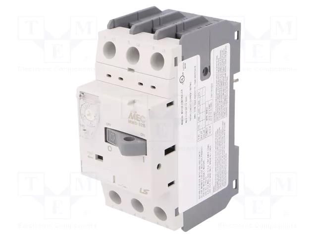 Motor breaker; 0.06kW; 220÷690VAC; for DIN rail mounting; IP20 LS ELECTRIC MMS-32S-0.25A