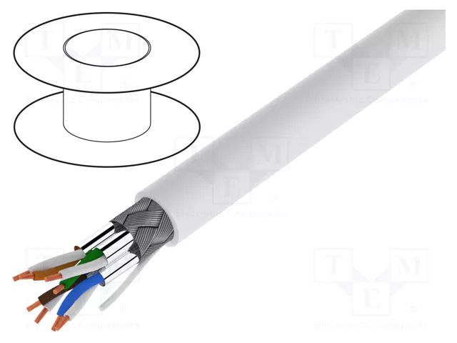 Wire; S/FTP; 7; industrial Ethernet; stranded; Cu; Insulation: LSZH LOGILINK CPV0040