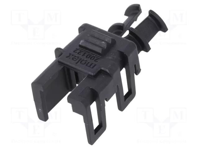 Cable hood and fastener; female; Mega-Fit; PIN: 2; UL94V-0; 2x1 MOLEX MX-200122-0002