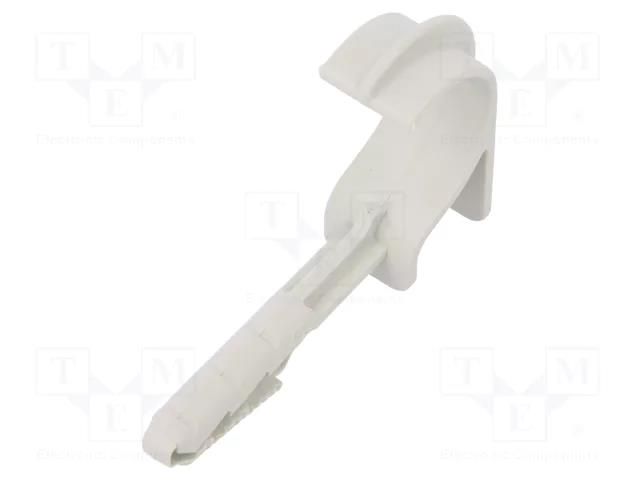 Holder; Cable P-clips,for braids,protective tubes; light grey OBO BETTERMANN OBO-2197804