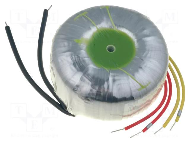 Transformer: toroidal; 80VA; 230VAC; 24V; 24V; 1.66A; 1.66A; Ø: 87mm BREVE TUFVASSONS TTS80/Z230/24-24V