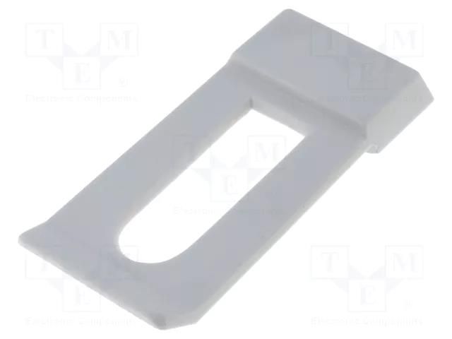 Suspension for enclosure; ABS; 60.5x28.5x5.5mm; grey MASZCZYK ABS-FI17
