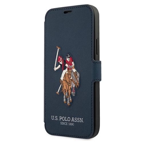 US Polo USFLBKP12MPUGFLNV iPhone 12/12 Pro 6,1" granatowy/navy book Polo Embroidery Collection, U.S. Polo Assn. 3700740492314 3700740492314