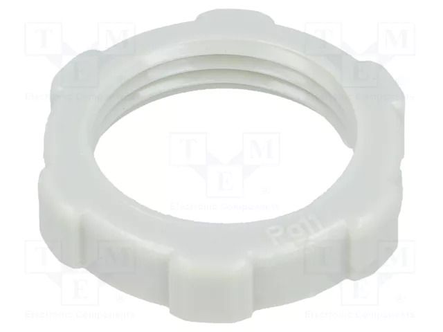 Nut; PG11; polystyrene; Thk: 5mm; Spanner: 24mm; light grey OBO BETTERMANN OBO-2043114