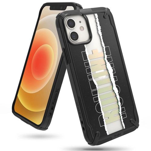 Ringke Fusion X Design durable PC Case with TPU Bumper for iPhone 12 mini black (Routine) (XDAP0020), Ringke 8809758105164 8809758105164