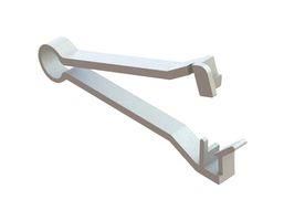 CABLE CLAMP, FLAT, NYLON 6.6, NATURAL FCLCS