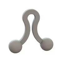 CABLE TIE, TWIST LOCK, 0.14", NAT, PA6.6 23EZ0125N