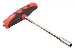 MAGNETIC T-HANDLE BIT HOLDER, 1/4" DR/7" 10143
