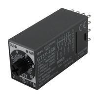 TIMERS, ON DELAY, 4PDT, 3A, 100V to 120V, PLUG IN GT5Y-4SN1A100