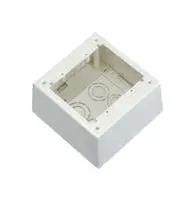 POWER JUNCTION BOX, 2 GANG, PVC, WHITE JBP2DWH