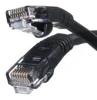 CABLE, RJ45 PLUG, CAT5E, 25FT, BLACK 73-7791-25