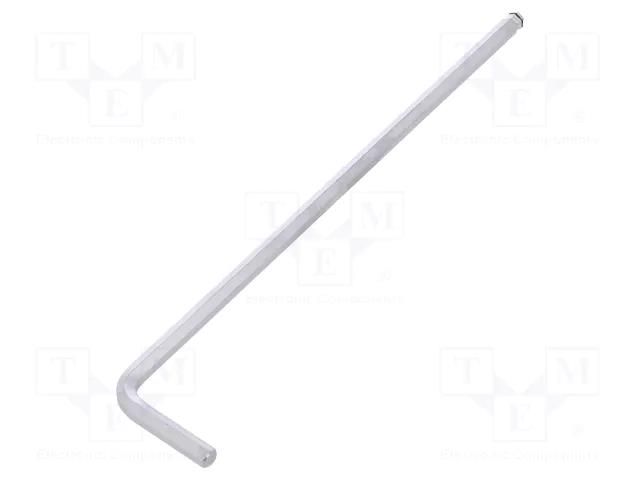Wrench; hex key,spherical; HEX 4mm; Overall len: 142mm WIHA WIHA.20550