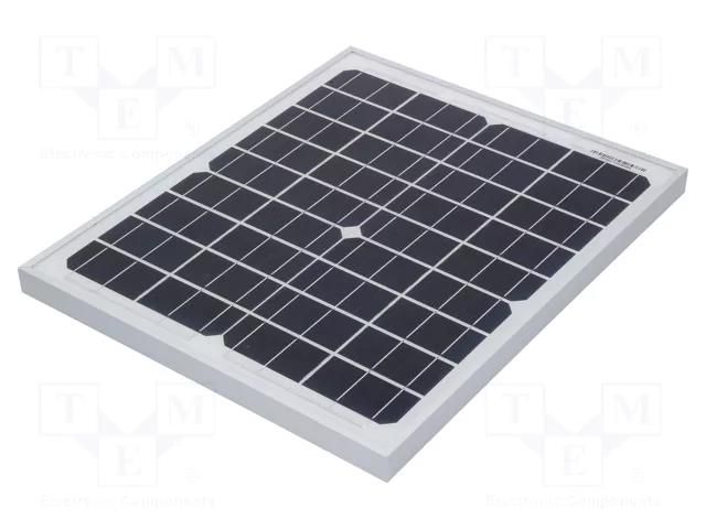 Photovoltaic cell; monocrystalline silicon; 435x356x25mm; 20W CELLEVIA POWER CL-SM20M