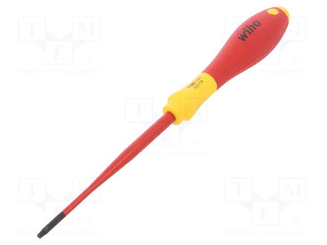 Screwdriver: insulated; slim; Torx® with protection; T10H; 1kVAC WIHA WIHA.41141