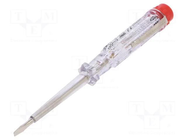 Voltage tester; insulated; slot; SL 3; Blade length: 60mm; 250VAC WIHA WIHA.05271