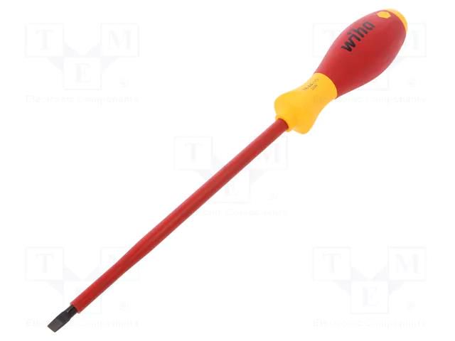 Screwdriver; insulated; slot; 5,5x1,0mm; Blade length: 175mm WIHA WIHA.00827