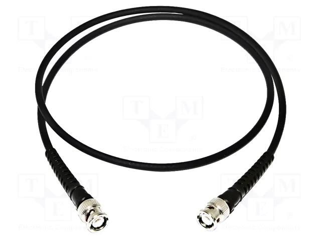 Test lead; BNC plug,both sides; Len: 1.2m; Plating: gold-plated MUELLER ELECTRIC BU-P2249-C-48