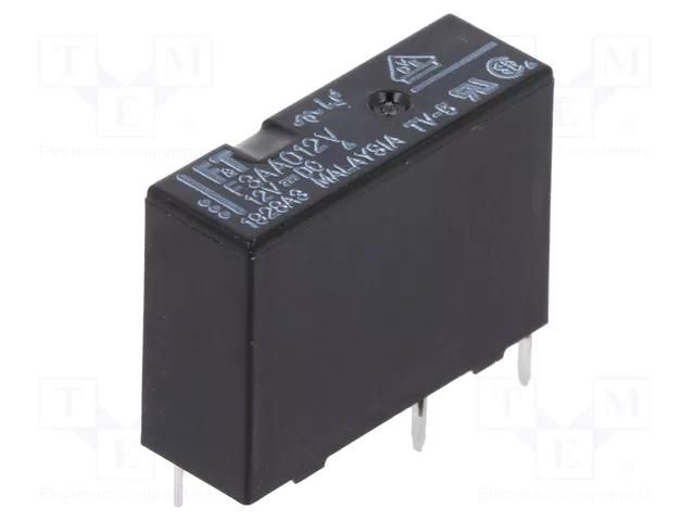 Relay: electromagnetic; SPST-NO; Ucoil: 12VDC; 5A; 5A/250VAC; PCB FCL Components FTR-F3AA012V