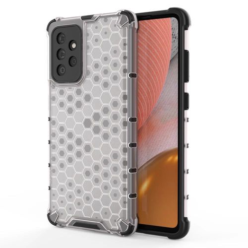 Honeycomb Case armor cover with TPU Bumper for Samsung Galaxy A72 4G transparent, Hurtel 5907769324222 5907769324222