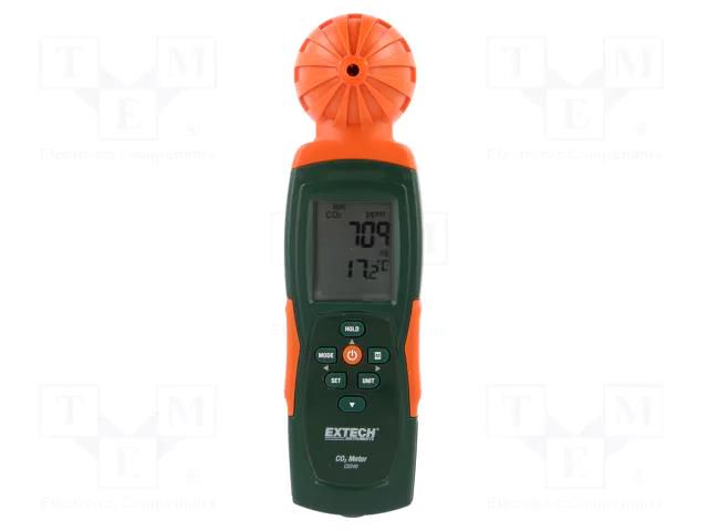 Meter: CO2, temperature and humidity; Range: 0÷9999ppm (CO2) EXTECH CO240