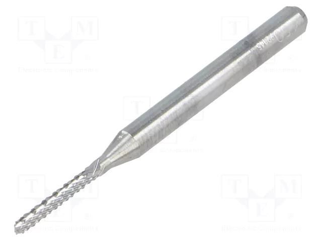 Diamond mill; Ø: 1.5mm; Ø: 3.175mm; L: 38.2mm; Working part len: 6mm KEMMER PRAEZISION DCFBM-1.5