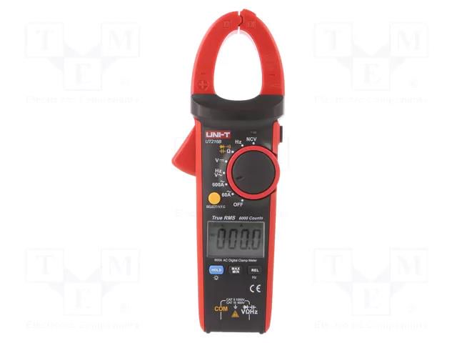 Meter: multifunction; digital,pincers type; LCD; (6000); True RMS UNI-T UT216B