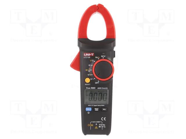 Meter: multifunction; digital,pincers type; LCD; (4000); True RMS UNI-T UT213B